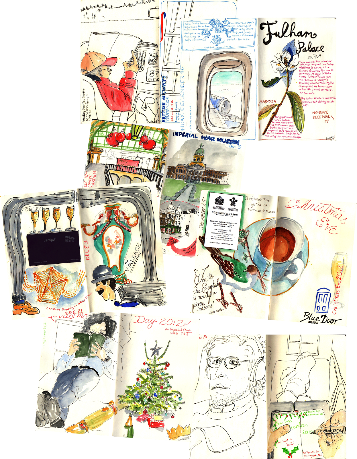A Wonderful Christmas In London (1246x1600), Png Download