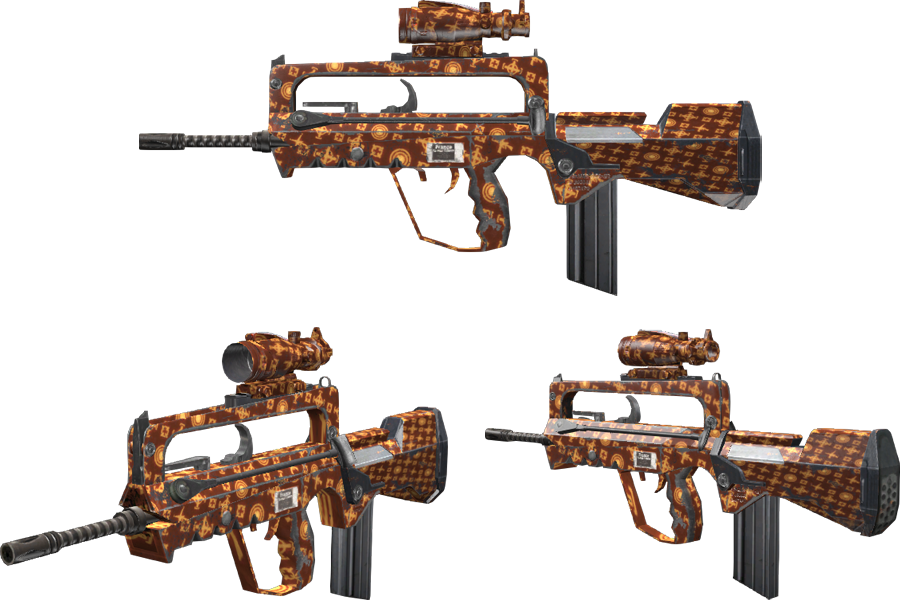 「聖 - Sf2 Famas (900x600), Png Download