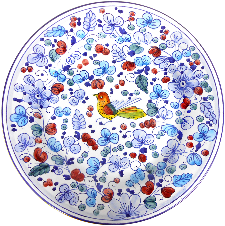 Dinner Plate Arabesco Celeste - Plate (923x924), Png Download