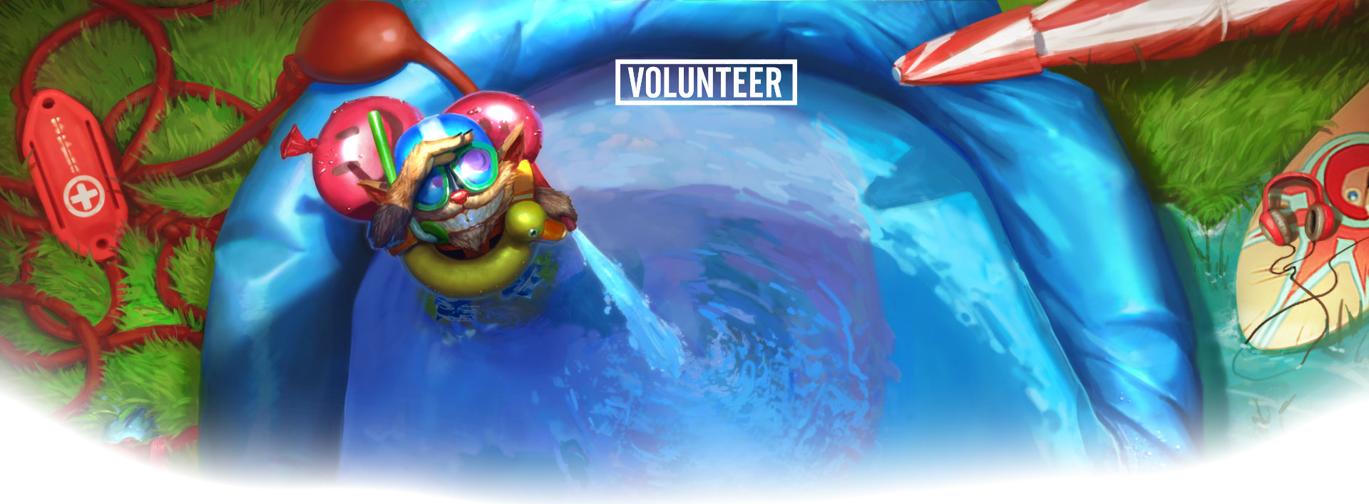 Pool Party Jhin (1920x707), Png Download