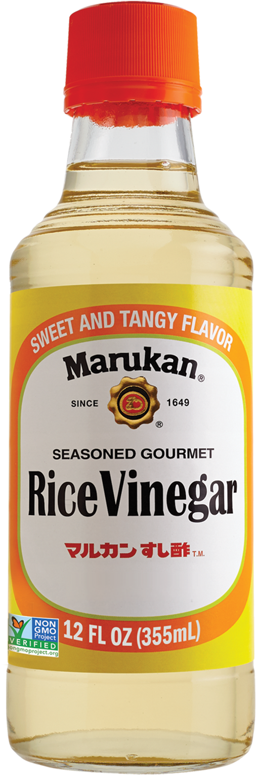 Seasoned Gourmet Rice Vinegar - Marukan Rice Vinegar (597x1700), Png Download