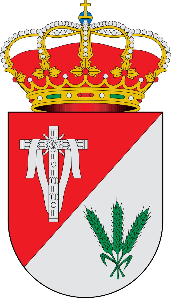 Escudo De Morelábor - Flag: Santa María Del Páramo, León, Spain (586x1023), Png Download