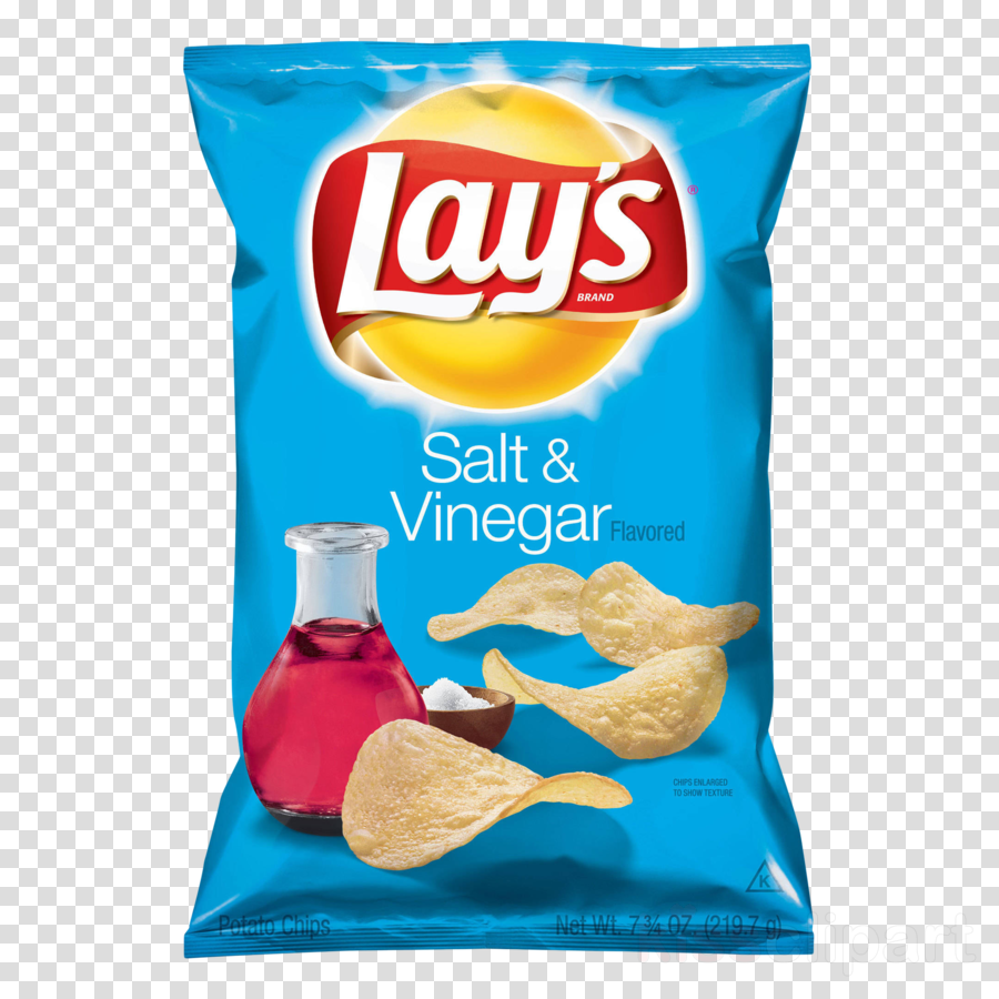 Lays Salt Vinegar Clipart French Fries Lay's Potato - Lay's Stax Lay's Salt & Vinegar Flavored Potato (900x900), Png Download