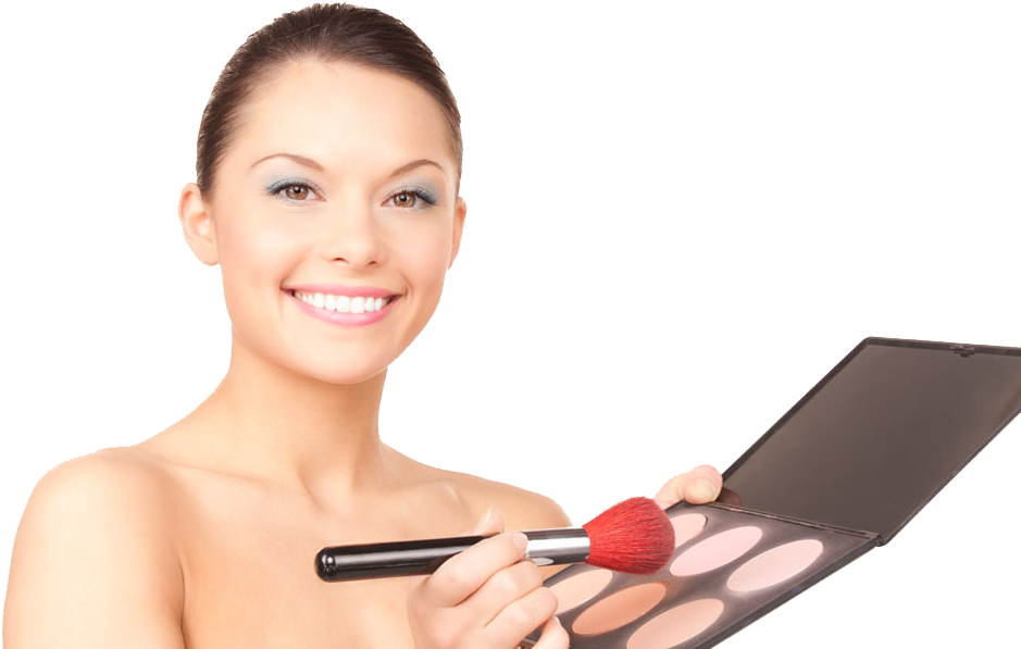 Beauty Make Up Cosmetics - Model (1000x664), Png Download