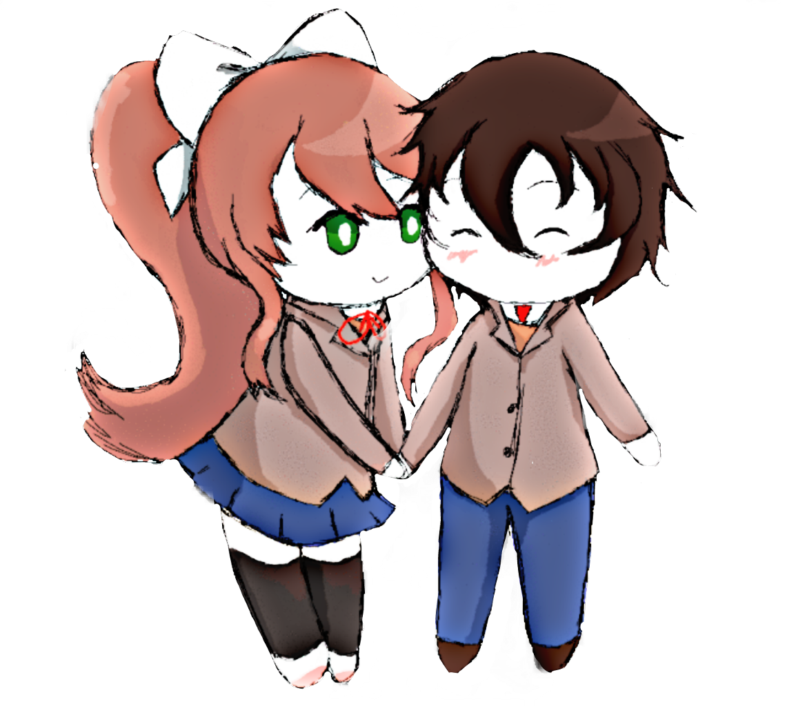 Monika Ddlcmc Dokidoki Dokidokiliteratureclub - Doki Doki Literature Club! (1141x1024), Png Download