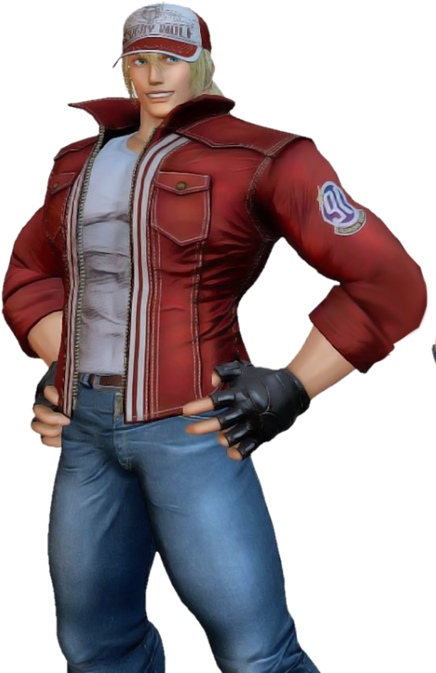 Terry Bogard Kof 14 (621x960), Png Download