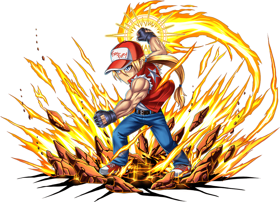 Terry Bogard Element - Brave Frontier The King Of Fighters (991x722), Png Download