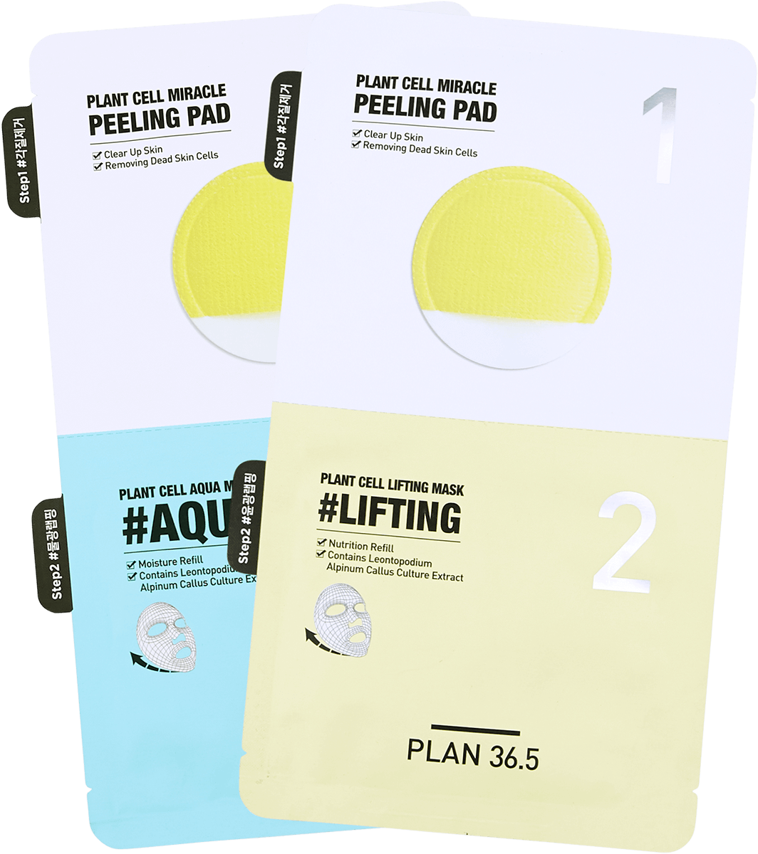 Plan36.5 Plant Cell Lifting Mask 1pc 韩国plan36.5 植物细胞 (1242x2208), Png Download