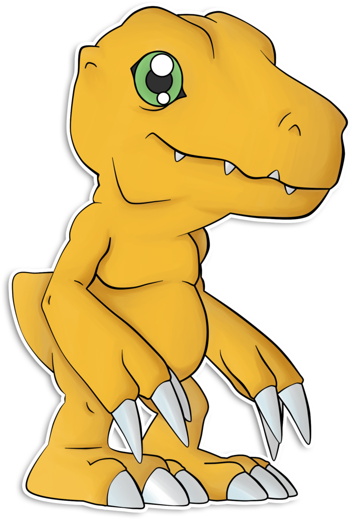 Agumon - Digimon Agumon (1024x1024), Png Download