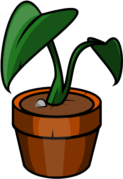 Graphic Black And White At Getdrawings Com Free For - Plant In Pot Clip Art (480x640), Png Download