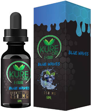 Kurecbd Blue Waves E-liquid - Electronic Cigarette Aerosol And Liquid (600x600), Png Download
