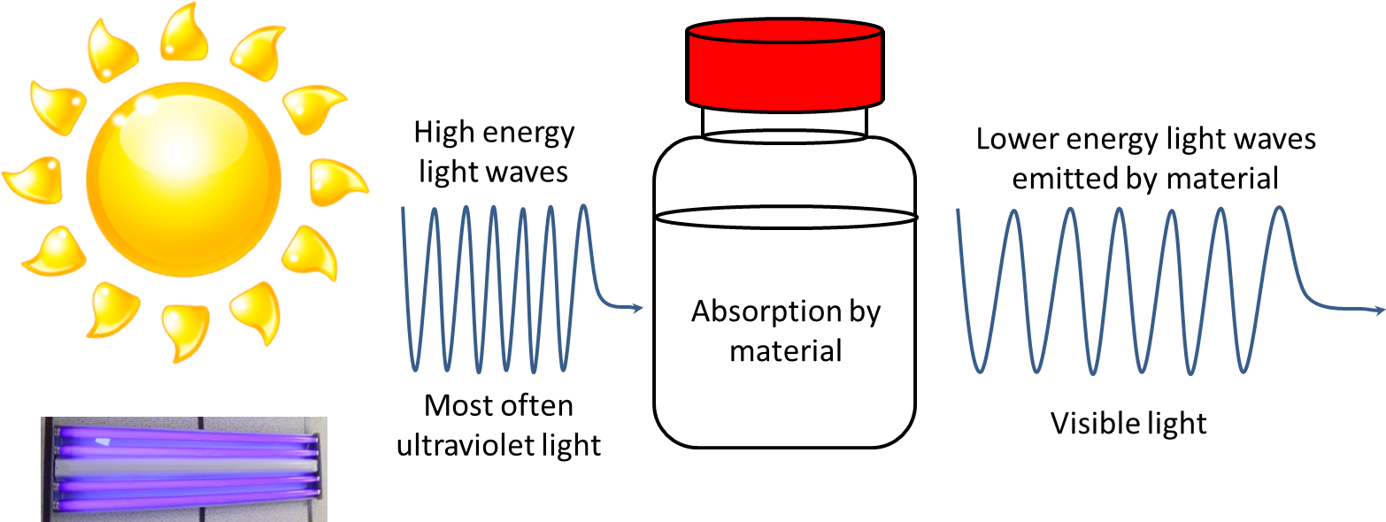 Fluorescence Diagram - Fun In The Sun (1605x608), Png Download