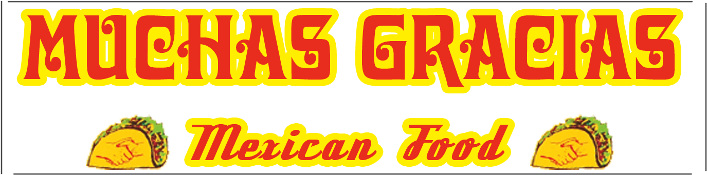Muchas Gracias-restaurant Menu (1400x379), Png Download