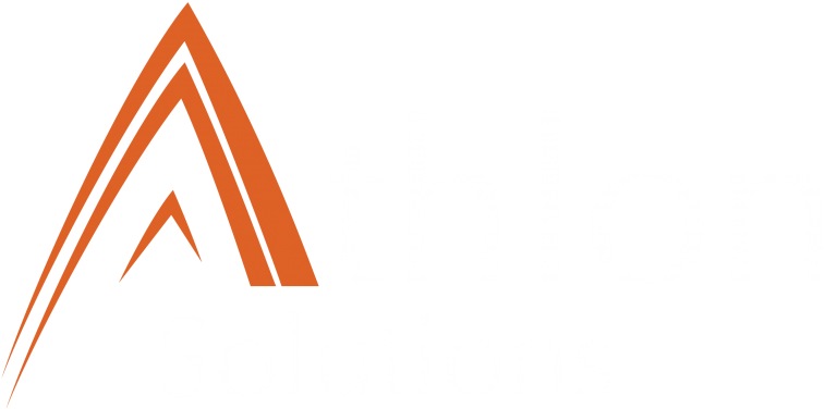 Cropped Athlon Logo White Color - Athlon Solutions (800x386), Png Download