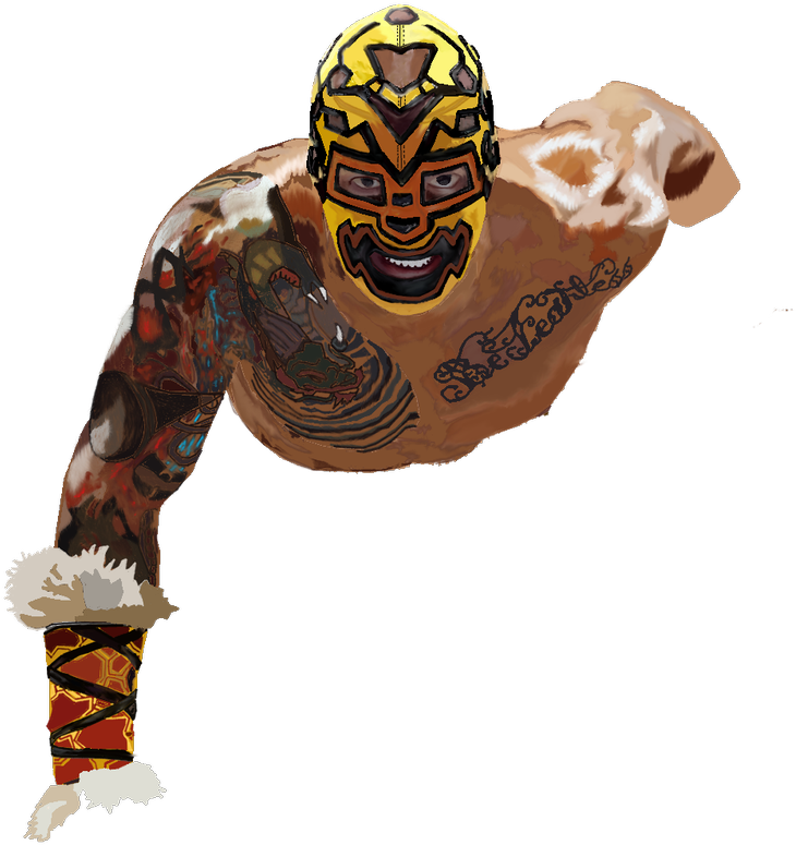 #fanart About 8 Hours Into A Picture Of Prince Puma - Lucha Libre (1200x827), Png Download