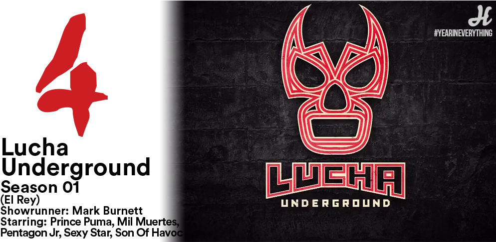 Demons, Dragons, Aliens, Sexy Stars, Bikers, Gangsters, - Tee Srit Lucha Underground (1000x485), Png Download