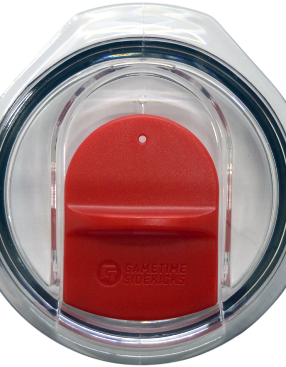 Red 20 Oz Splash Proof Lid - Lid (585x750), Png Download
