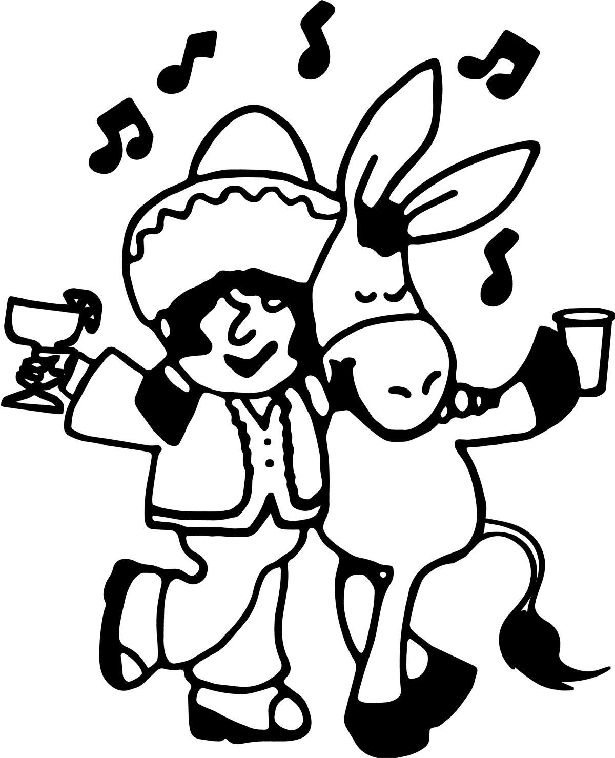 Donkey Tail Revised - Hand (1200x1479), Png Download