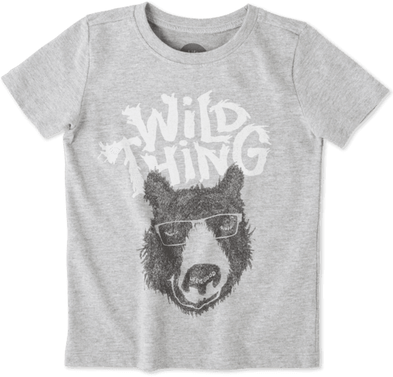 Toddlers Wild Thing Bear Crusher Tee - Boar (570x570), Png Download