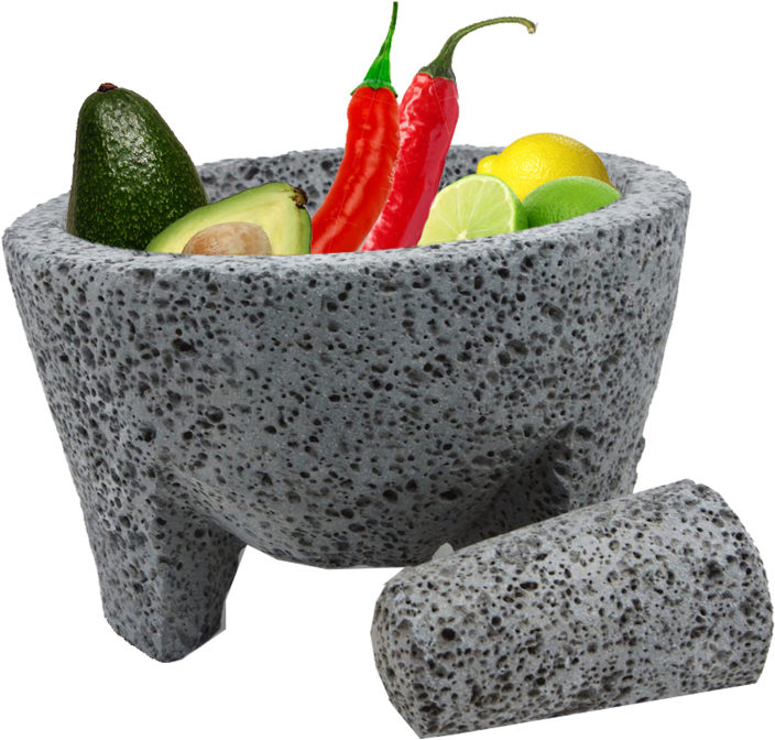 Clip Art Tlp Mexican Mortar And - Chefs Molcajete - Authentic Mexican Mortar And Pestle (800x800), Png Download