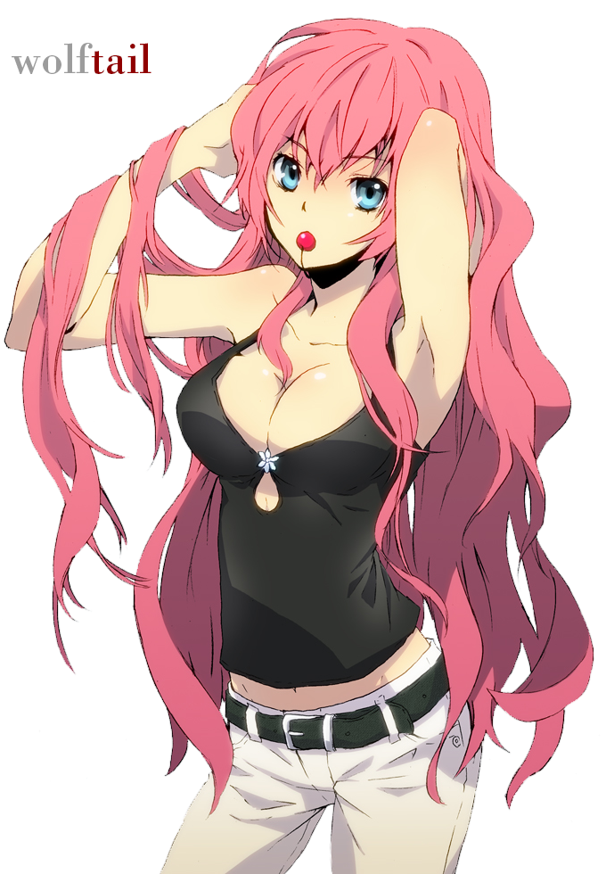 Megurine Luka Pants (716x1000), Png Download