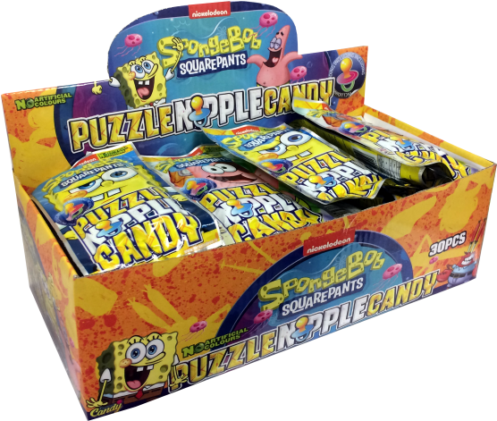 12 X 30 X 14g - Cardinal Industries Spongebob Labyrinth Game (555x557), Png Download