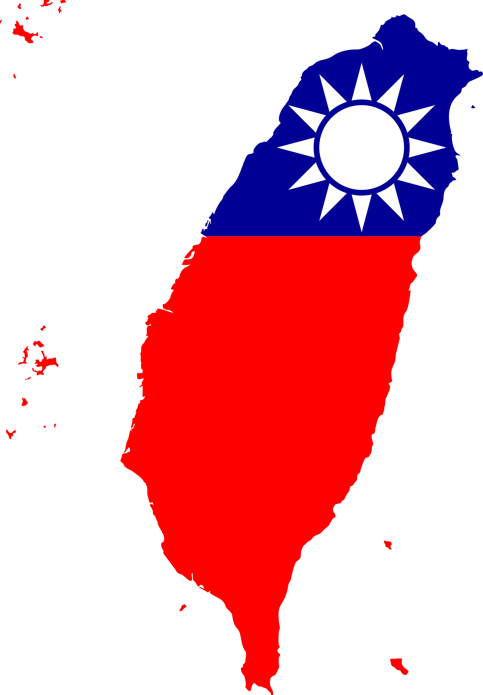 This Free Icons Png Design Of Taiwan Map Flag (1622x2334), Png Download