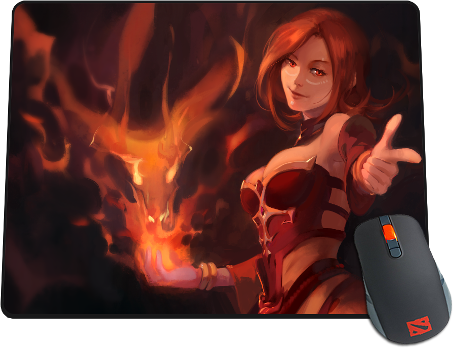 Redhead Warrior Girl (1000x1000), Png Download