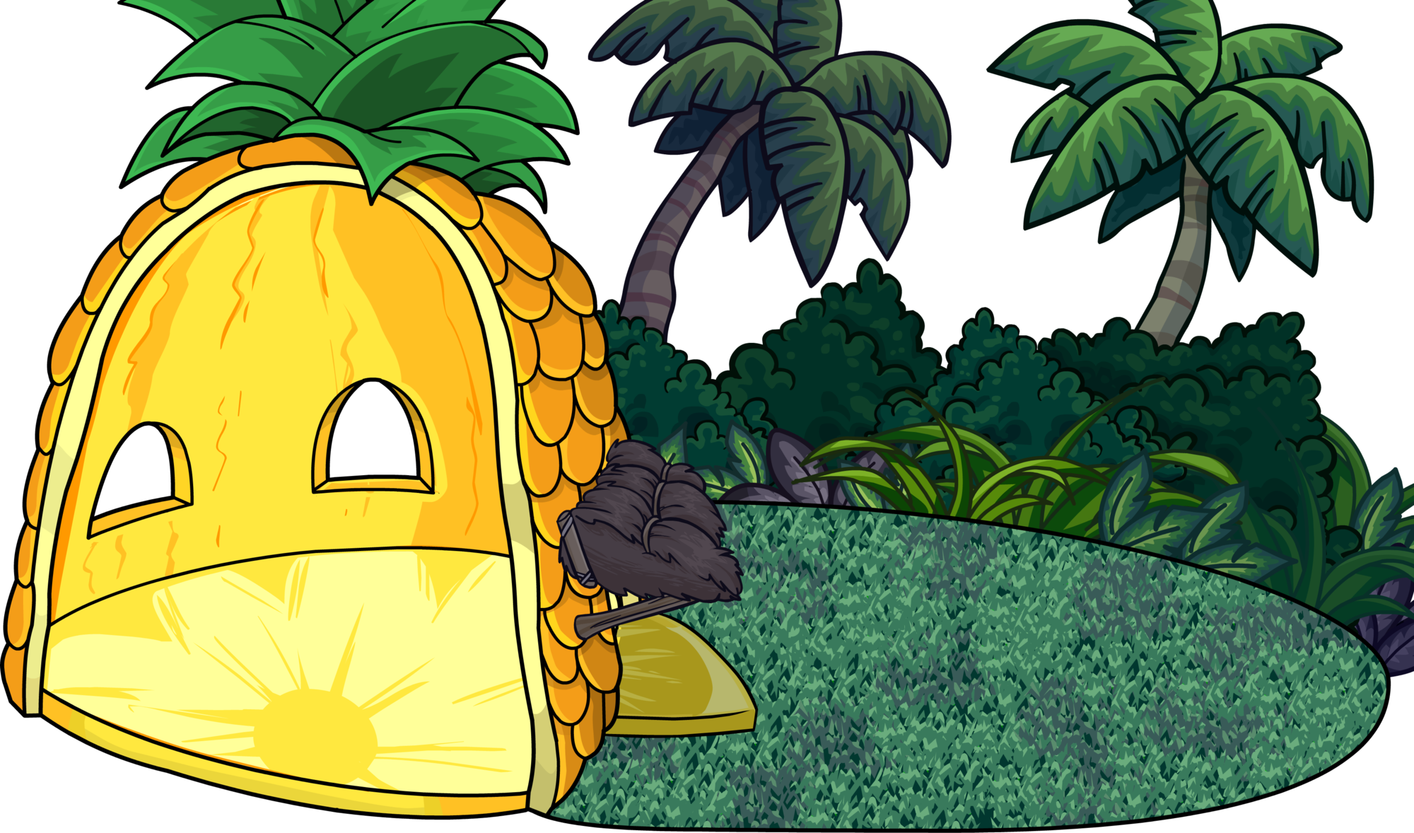 Buildings Sprites53 - Club Penguin (2000x1178), Png Download