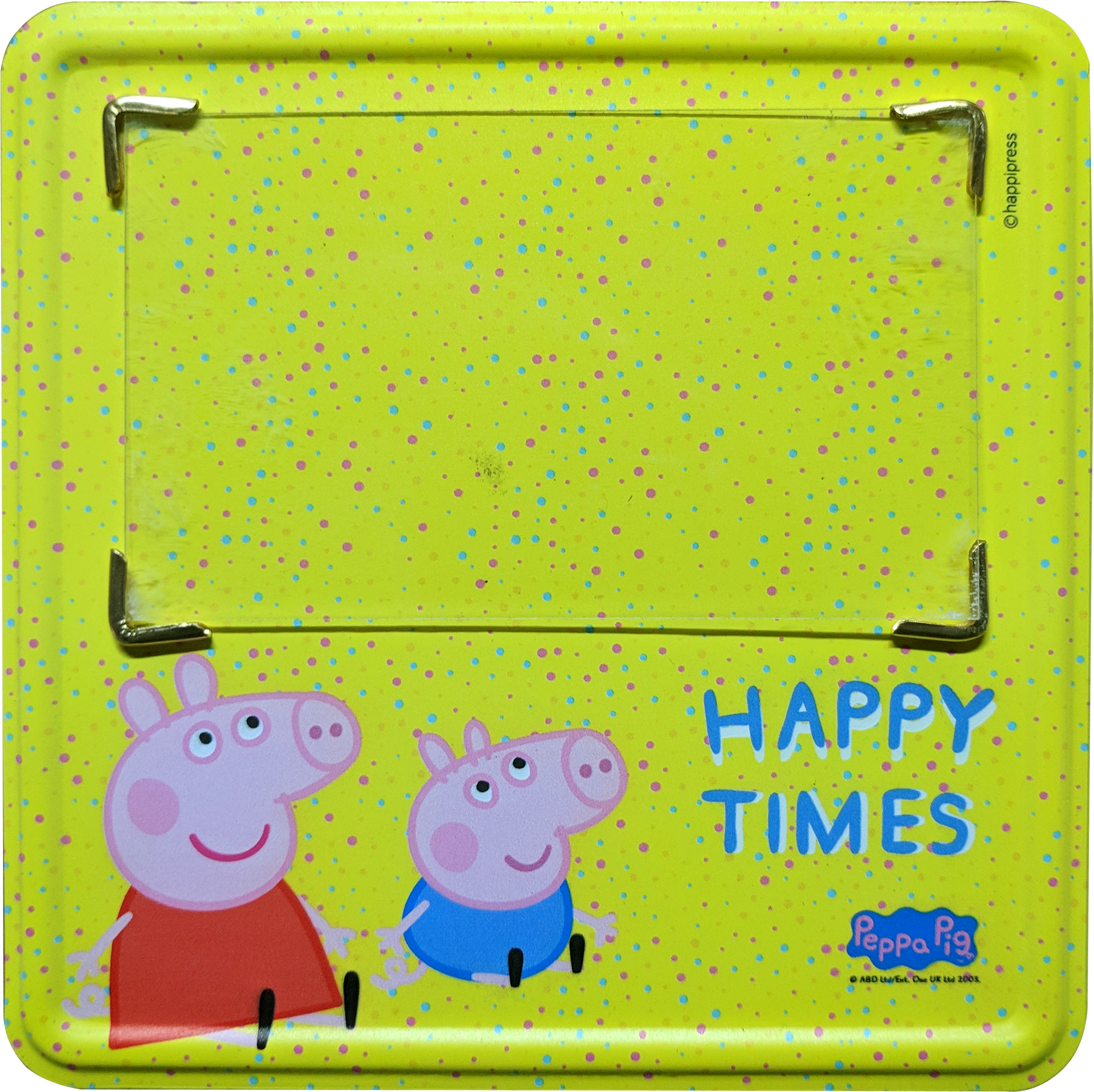 Happy Times With Peppa And George Photoframe - Cartoon (2480x2470), Png Download