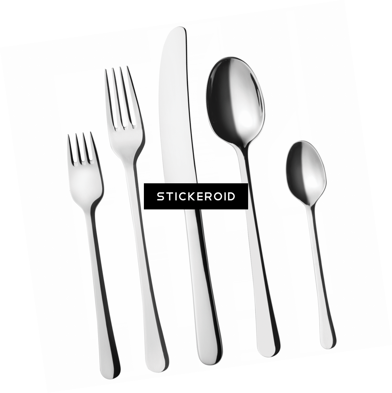 Spoon And Fork Kitchen Tools - Still Life Photography (1354x1355), Png Download