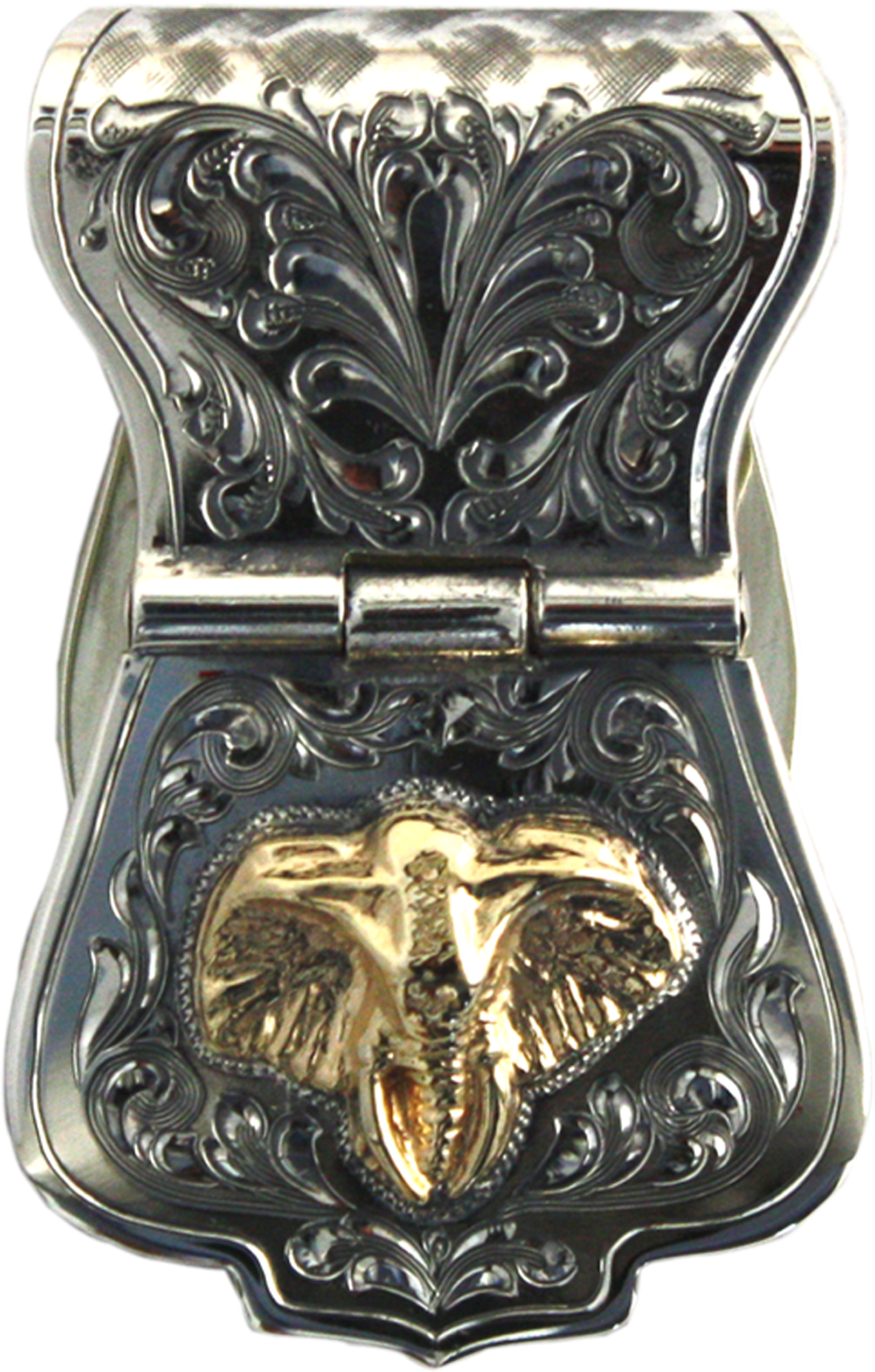 Vendor-unknown Collections Hand Engraved Hourglass - Money Clip (1666x2048), Png Download