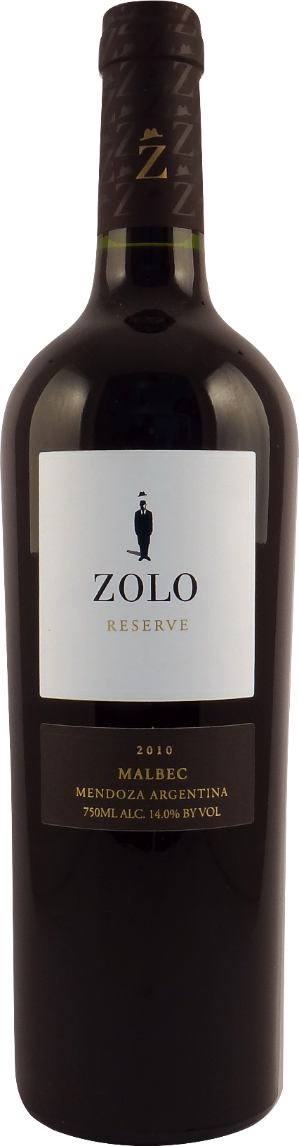 Bottle Shot - Malbec Zolo Mendoza Ar (426x1628), Png Download