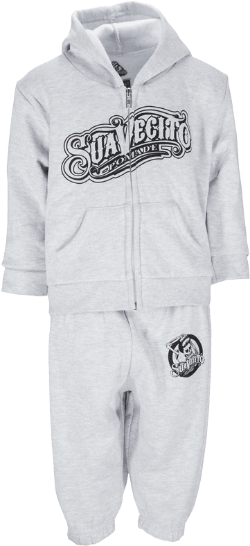 Og Sweatsuit - Infant's Grey - Front - Og Sweatsuit Toddler's (1000x800), Png Download