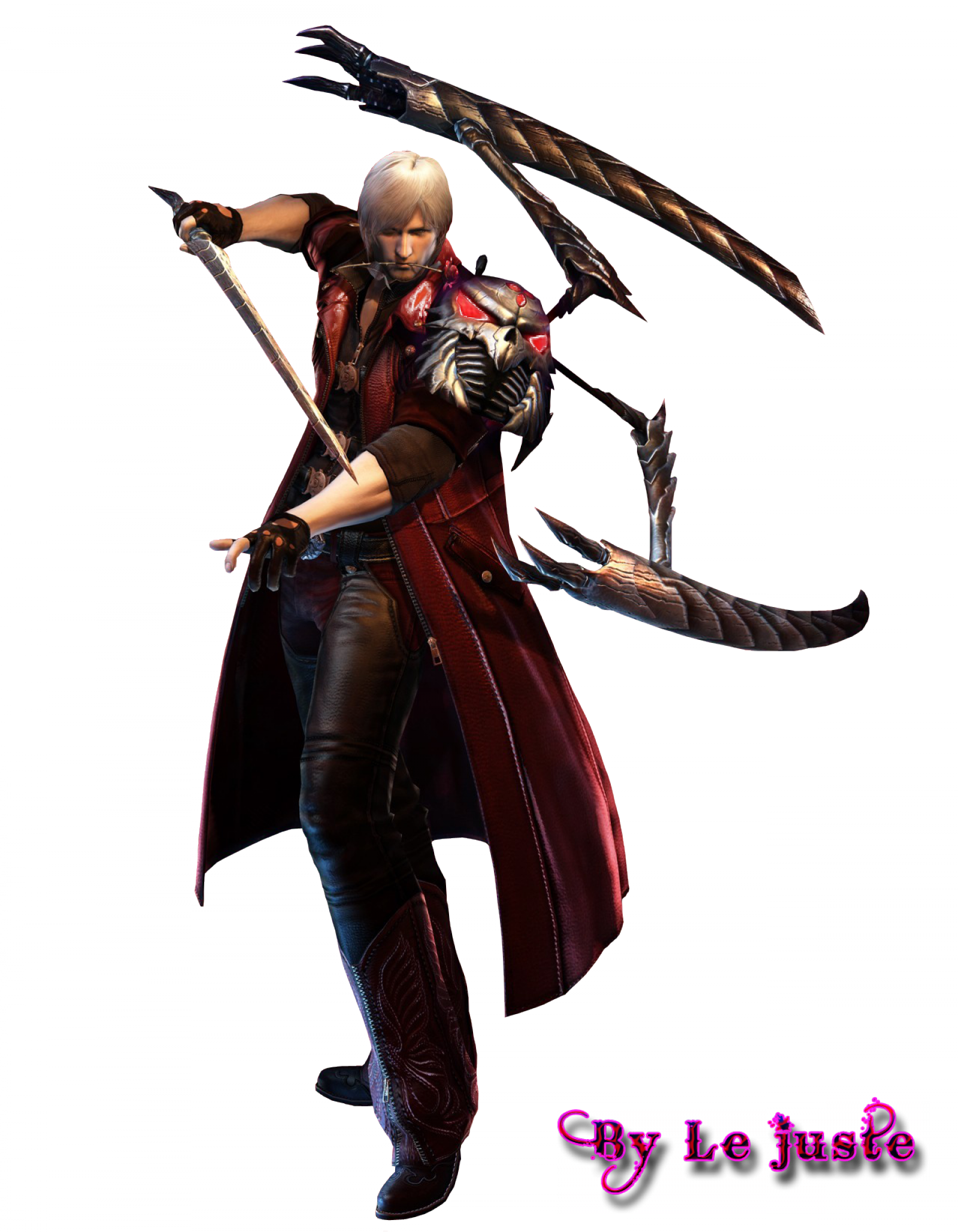 Liked Like Share - Devil May Cry 4 Dante Lucifer (1600x2058), Png Download
