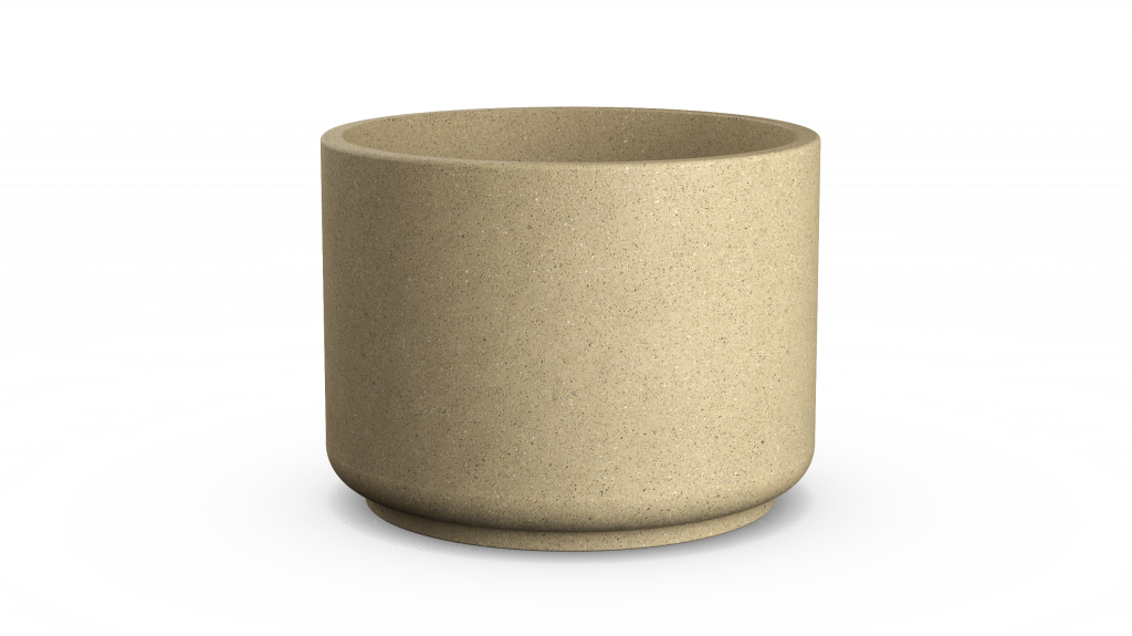 Precast Concrete Planters Outstanding California Round - California (1024x575), Png Download