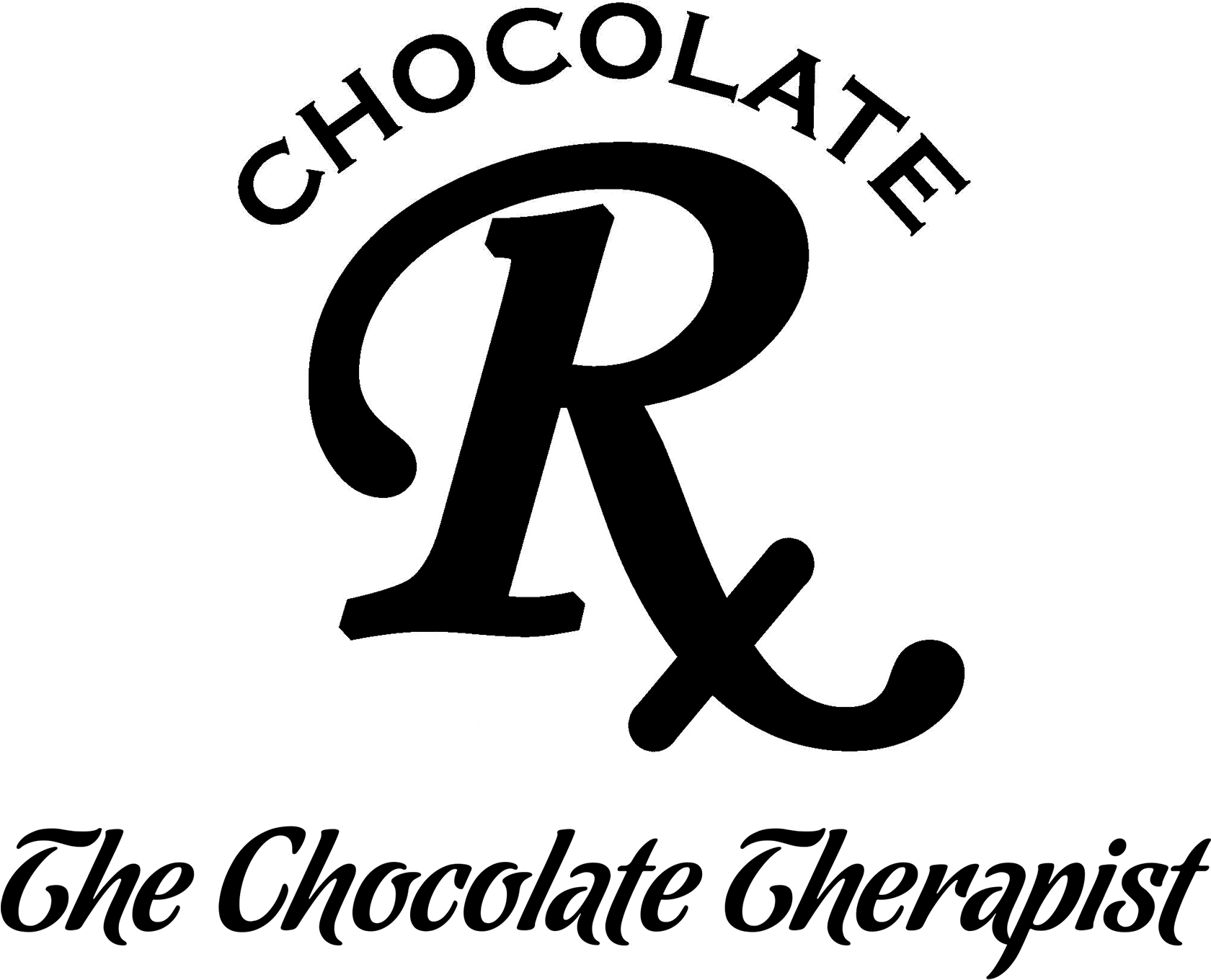 Chocolate Rx For Pri - Rx Dr Logo Png Black & White (1750x1437), Png Download