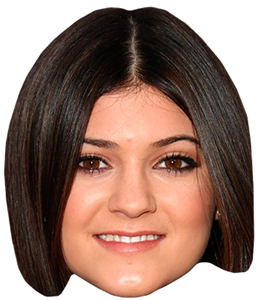 Kylie Jenner Png High Quality Image - Kylie Jenner Face Cut Out (1200x600), Png Download