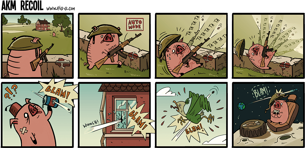 Akm Recoil - ‹‹ - Recoil Akm (1181x592), Png Download