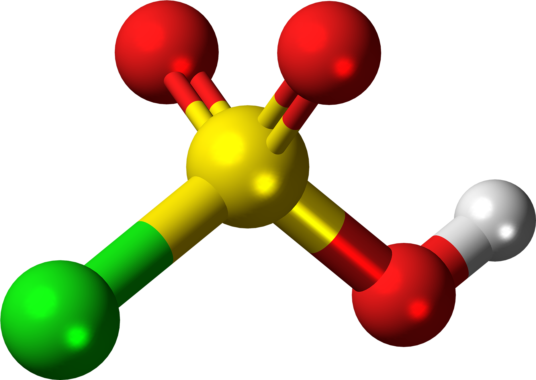 Potassium Thiocyanate Ball And Stick Model (2000x1455), Png Download