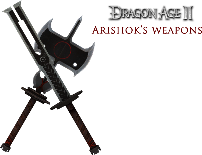 Dragon Age 2 Axe (690x540), Png Download