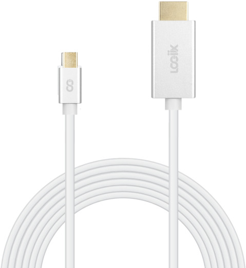 Mini Displayport To Hdmi Cable - Amazonbasics Mini Displayport To Hdmi Cable (620x594), Png Download