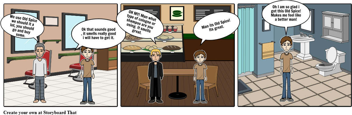 Old Spice - Comics (1164x385), Png Download