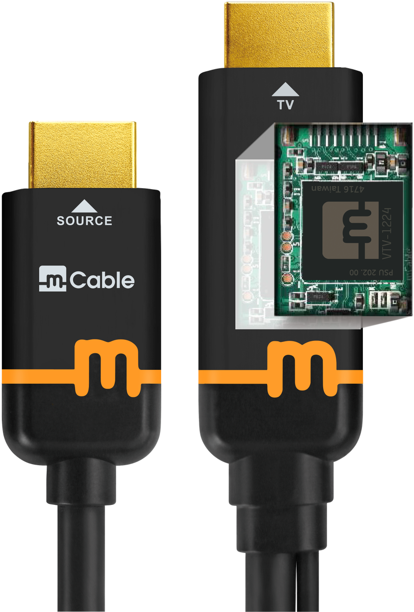 Marseille Mcable 4k/uhd Cinema Edition Hdmi Cable Redraw - Marseille Mcable - (5 Ft) The Only Hdmi Cable That (1039x1280), Png Download