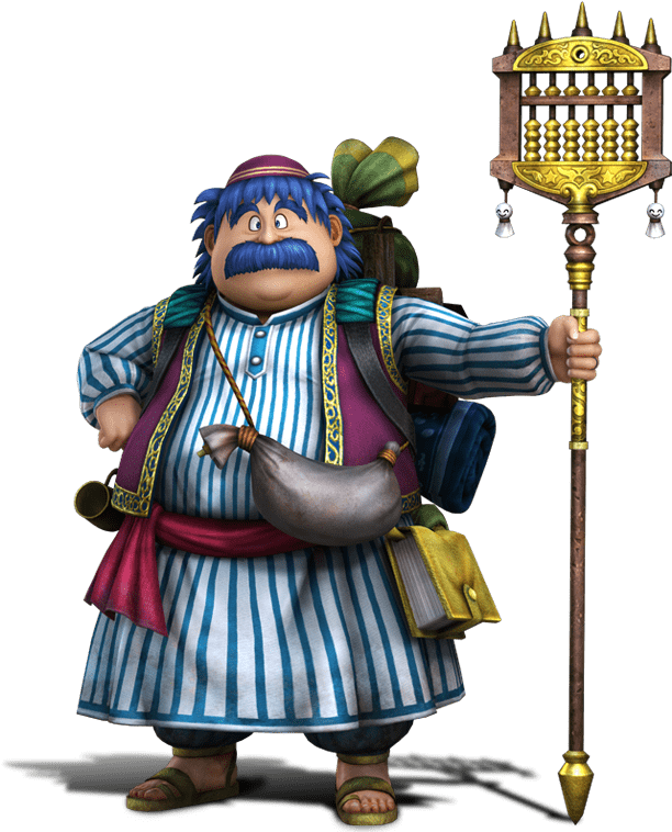 Dragon Quest Heroes Ii Character - Dragon Quest Torneko Png (868x982), Png Download