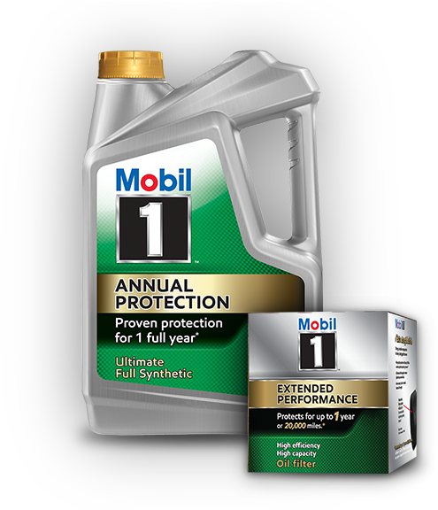Mobil 1™ Annual Protection And Extended Performance - Mobil 1 Annual Protection (536x575), Png Download