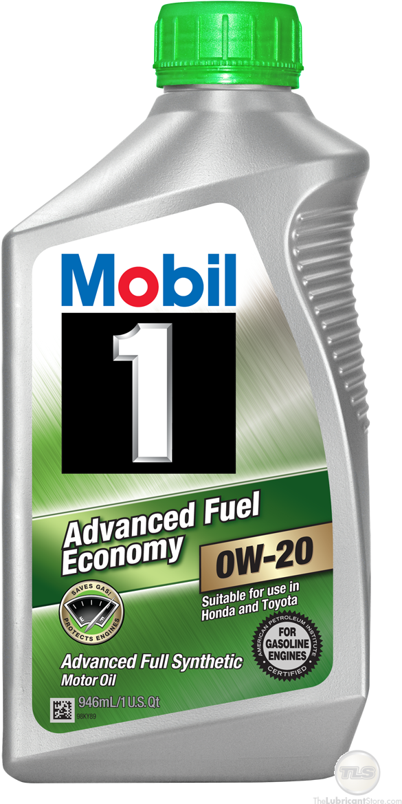 Mobil 1 Advanced Fuel Economy 0w-20 1qt - Mobil 0w 20 Synthetic Oil (640x1200), Png Download