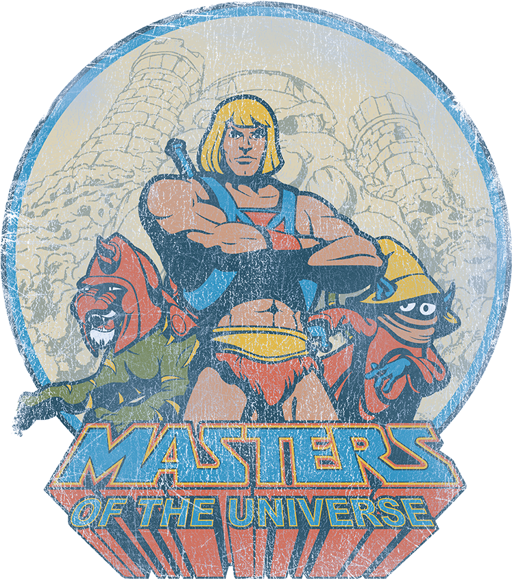 Masters Of The Universe He Man And Crew Juniors T-shirt - Masters Of The Universe/heroes Duvet Cover, Multi (850x941), Png Download
