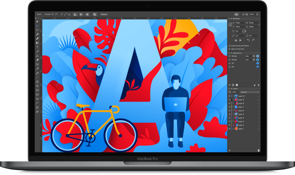 Vector Art In Amadine Interface - Vector Graphics (960x570), Png Download