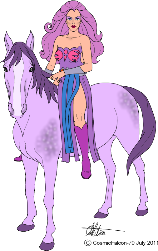 Org > Community > Fan Art > Cosmic Falcon's Fan Art - Spinnerella She Ra Art (523x811), Png Download